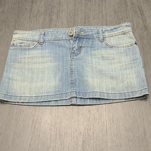 Size 5 Garage Jean Mini Skirt